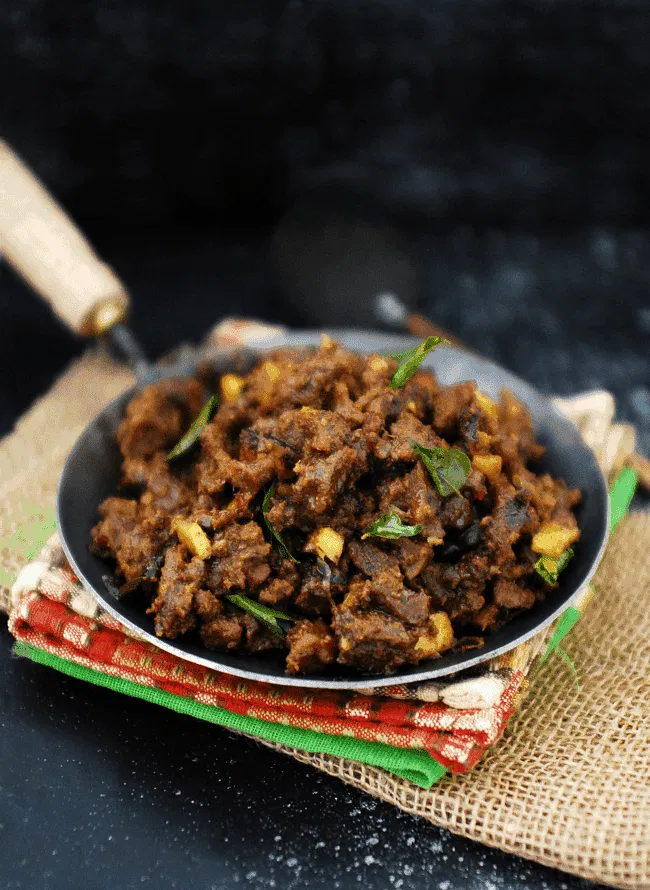 Kerala Style Beef Fry Mariasmenu
