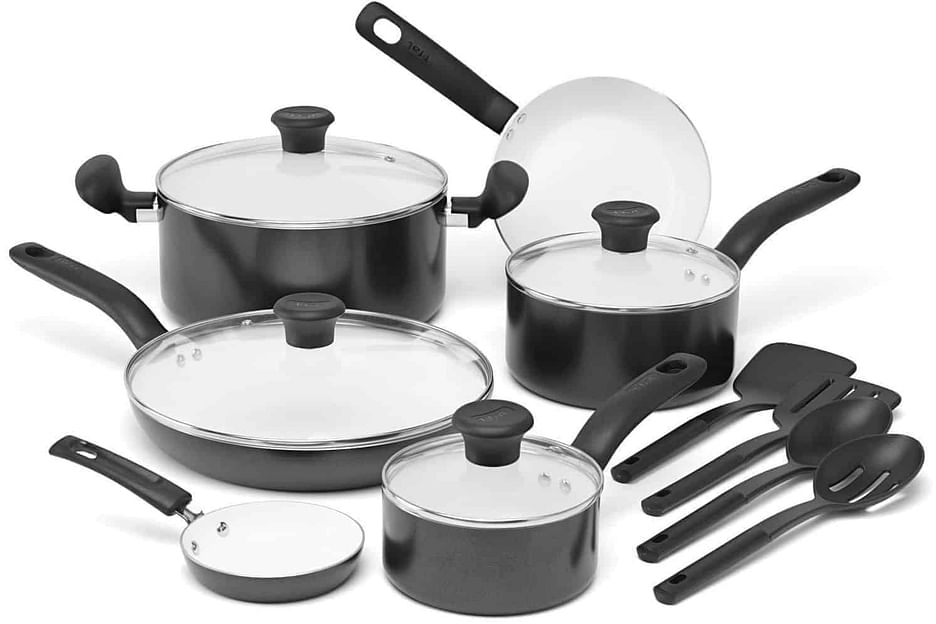 T Fal Inspirations 11 Pc Ceramic Cookware Set